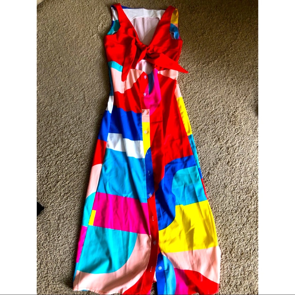 Colorblock dress